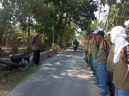 Kerja bakti Linmas 